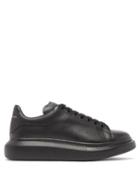 Matchesfashion.com Alexander Mcqueen - Raised-sole Low-top Leather Trainers - Mens - Black