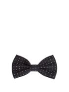 Matchesfashion.com Dolce & Gabbana - Polka Dot Silk Twill Bow Tie - Mens - Navy