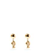 Matchesfashion.com Etro - Pomegranate Faux-pearl And Metal Drop Earrings - Womens - Gold Multi