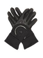 Adidas By Stella Mccartney - Logo-print Training Gloves - Womens - Black