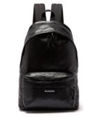 Matchesfashion.com Balenciaga - Explorer Grained Leather Backpack - Mens - Black