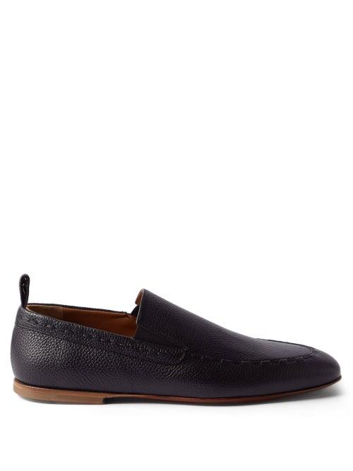Armando Cabral - Bula Iv Leather Loafers - Mens - Black