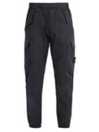 Stone Island Mid-rise Stretch-cotton Cargo Trousers