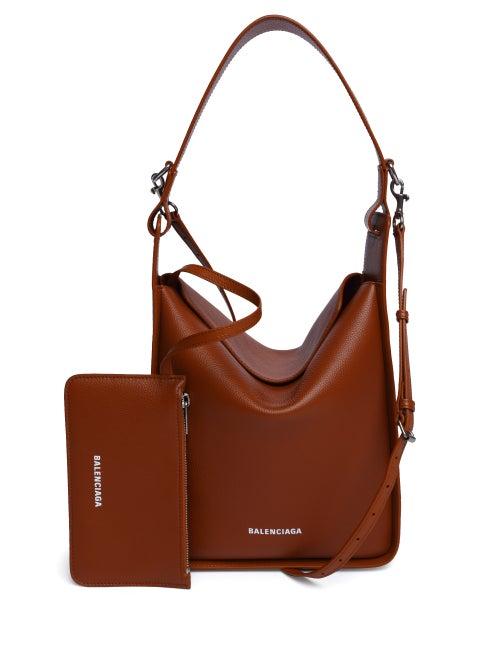 Balenciaga - Tool Grained-leather Tote Bag - Womens - Tan