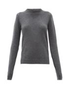 Matchesfashion.com Rick Owens - Round-neck Cashmere-blend Sweater - Womens - Grey