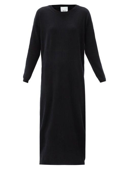 Matchesfashion.com Allude - Cashmere Longline Dress - Womens - Black