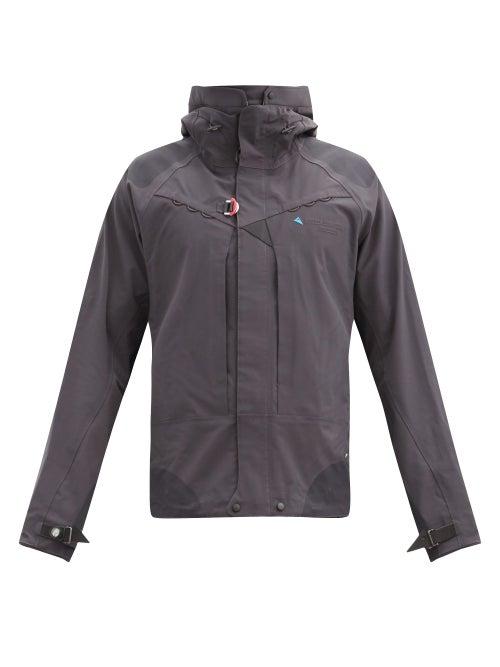 Matchesfashion.com Klttermusen - Draupner Waterproof Technical-shell Hooded Jacket - Mens - Black
