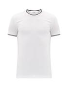 Matchesfashion.com Dolce & Gabbana - Tipped-trim Stretch-cotton Pyjama T-shirt - Mens - White