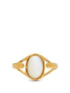 Matchesfashion.com Sylvia Toledano - Gold Brass And Mother Of Peal Bangle - Womens - Pearl