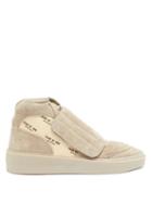 Matchesfashion.com Fear Of God - Skate Logo-print Suede Mid-top Trainers - Mens - Beige Multi