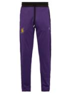Matchesfashion.com Marcelo Burlon - La Lakers Side Stripe Track Pants - Mens - Black Purple