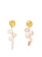 Matchesfashion.com Alighieri - La Jete Gold Plated Pearl Pendant Earrings - Womens - Gold