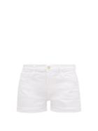 Matchesfashion.com Frame - Le Cutoff Denim Shorts - Womens - White