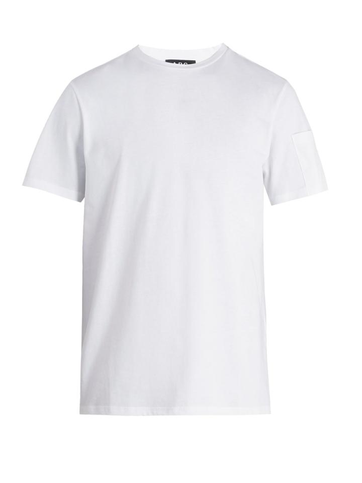 A.p.c. Patch-pocket Cotton-jersey T-shirt