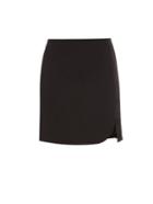 Mugler Asymmetric Stretch-cady Mini Skirt