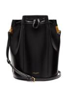 Matchesfashion.com Saint Laurent - Talitha Smooth Leather Bucket Bag - Womens - Black