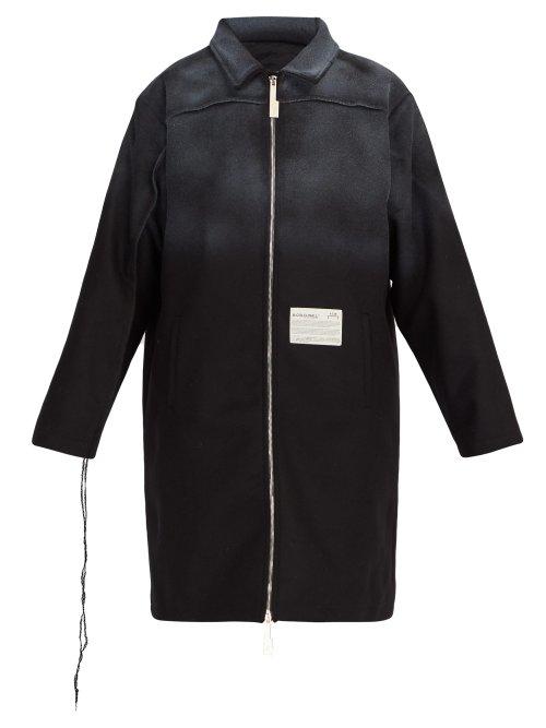 Matchesfashion.com A-cold-wall* - Tie Dye Wool Blend Coat - Mens - Grey