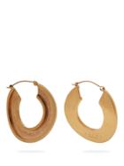 Marni Open Hoop 24kt Gold-plated Earrings