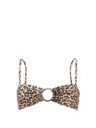 Matchesfashion.com Belize - Hailey Leopard-print Bandeau Bikini Top - Womens - Leopard