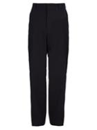 Prada Logo-embellished Relaxed-fit Cotton Trousers