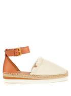 See By Chloé Canvas And Leather Espadrille Sandals