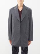 Our Legacy - Porpoise Pinstriped Wool-blend Blazer - Mens - Grey