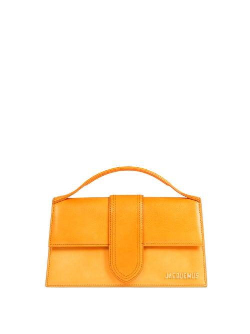 Jacquemus - Bambino Leather Handbag - Womens - Orange