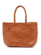 Matchesfashion.com Dragon Diffusion - Grace Double Jump Woven-leather Tote Bag - Womens - Tan
