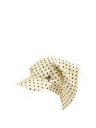 Matchesfashion.com Maison Michel - Dyna Polka Dot Silk Cap - Womens - Cream