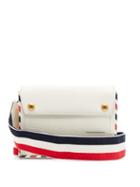 Matchesfashion.com Thom Browne - Tricolour Stripe Envelope Leather Cross Body Bag - Mens - White