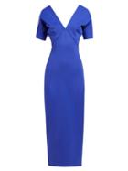 Matchesfashion.com Haider Ackermann - Off The Shoulder Cady Dress - Womens - Blue