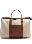 Brunello Cucinelli Canvas And Leather Tote