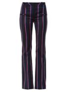 Altuzarra Serge Striped Wool-blend Flared Trousers