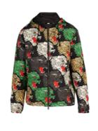 Gucci Panther Face Quilted Hooded Jacket