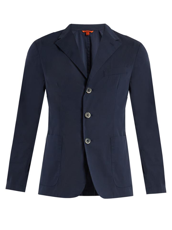 Barena Venezia Single-breasted Cotton-blend Blazer