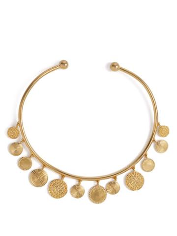 Matchesfashion.com Joelle Kharrat - Moneta Gold Plated Coin Necklace - Womens - Gold