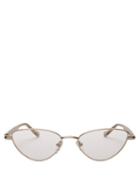 Matchesfashion.com Le Specs - Goldfinch Cat Eye Glasses - Womens - Gold