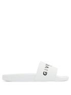 Matchesfashion.com Givenchy - Rubber Slides - Mens - White