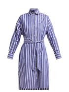 Matchesfashion.com Max Mara Beachwear - Miglio Shirtdress - Womens - Blue