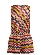 Matchesfashion.com Missoni Mare - Multicoloured Zigzag Playsuit - Womens - Multi