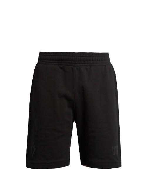 Marcelo Burlon Sajama Logo-embroidered Cotton Shorts