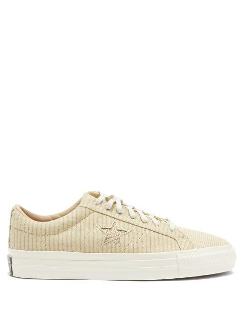Converse - Mellow Mild One Star Canvas Trainers - Mens - Light Yellow