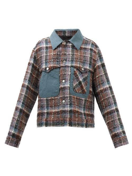 Nicholas Daley - Curtis Check Wool-blend Jacket - Mens - Multi