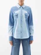 Gabriela Hearst - X E.l.v. Denim Elly Upcycled Denim Shirt - Womens - Denim