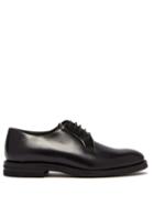 Matchesfashion.com Brunello Cucinelli - Leather Derby Shoes - Mens - Black