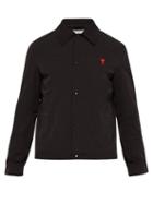 Matchesfashion.com Ami - Logo Embroidered Technical Fabric Jacket - Mens - Black