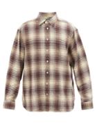 Matchesfashion.com Raf Simons - The Others Plaid Cotton-flannel Shirt - Mens - Brown