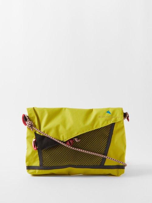 Klttermusen - Hrid Wp Recycled-fibre Cross-body Bag - Mens - Yellow Multi