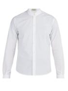 Matchesfashion.com Ditions M.r - Officer Collar Shirt - Mens - White