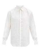 Matchesfashion.com Bourrienne Paris X - Cavalier Tailored Linen-poplin Shirt - Mens - White